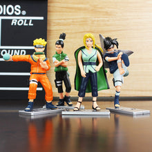4Pcs/Set Naruto Uzumaki Sasuke Orochimaru Kankuro Rokku Rii Gaara Yondaime PVC Action Figure Model Dolls Toys Great Gift 8~11cm
