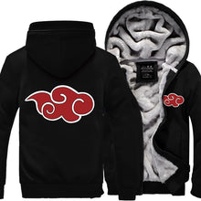 Anime Uzimaki Naruto jackets men 2017 fashion harajuku hip-hop zipper hoodies winter casual fleece thicken sweatshirt tracksuits