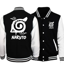 2018 hot sale anime Uzumaki Naruto sweatshirts konoha printed unisex baseball jackets spring autumn tracksuits men women hoodies