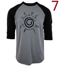 Uzumaki Naruto funny three-quarter sleeve t-shirt poleras hombre men harajuku hip-hop raglan camiseta mens t shirts fashion 2017