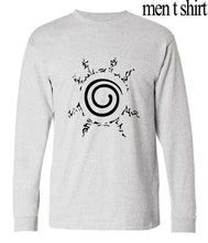 Naruto Uzumaki funny printed t-shirt men 2017 casual long sleeve cotton o-neck camisetas male hip-hop streetwear brand clothing