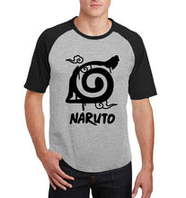 anime Uzumaki Naruto short sleeve t-shirts men 2017 summer funny konoha print raglan camisetas harajuku tee shirt homme