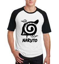 anime Uzumaki Naruto short sleeve t-shirts men 2017 summer funny konoha print raglan camisetas harajuku tee shirt homme