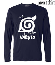 2017 anime harajuku tee shirt homme Uzumaki Naruto long sleeve t-shirts man new arrival funny konoha printing t shirts for men