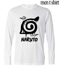 2017 anime harajuku tee shirt homme Uzumaki Naruto long sleeve t-shirts man new arrival funny konoha printing t shirts for men
