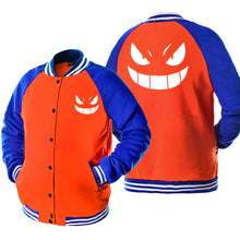 2017 autumn women casual clothing funny konoha Uzumaki Naruto print tracksuits men blue orange patchwork unisex baseball jackets